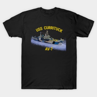 USS Currituck AV-7 - Front Only T-Shirt